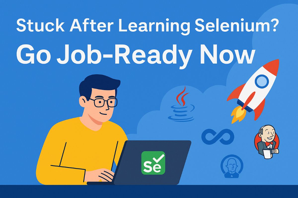 Stuck After Learning Selenium Here’s How to Go Job‑Ready