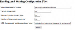 Config