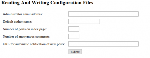 Configuration